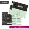 younikat Aufkleber-Set Happy Birthday Konfetti und Happy Produktbild-Vorschau 2