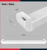 Product image with dimensions shown, featuring a white plastic cable duct. Anteprima dell’immagine prodotto