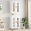 vidaXL Nástěnná skříňka bílá 69,5x34x90 cm Náhled obrázku produktu 1