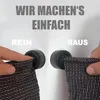 Selbstklebende Handtuchhalter Set 4teilig schwarz Edelstahl Produktbild-Vorschau 10