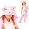 Pigiama Onesie Kigurumi Travestimento Costume Rosa Pig Baby Anteprima dell’immagine prodotto 1