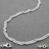 Kette 2mm Singapurkette diamantiert Silber 925 50cm silber Produktbild-Vorschau 3