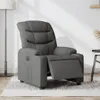 vidaXL Relaxsessel Elektrisch Dunkelgrau Stoff Produktbild-Vorschau 2