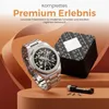 Automatikuhr Herren Skelett Edelstahl Mechanisch Produktbild-Vorschau 2