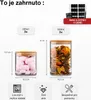 Sada 6ks - Deco Haus Znovupoužitelný skleněných dózy s Náhled obrázku produktu 2