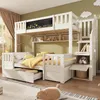Etagenbett für 3 Kinder 90x200 & 140x200 cm ,mit Produktbild-Vorschau 6