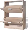 vidaXL Scarpiera in legno effetto rovere con 2 ribalte per Anteprima dell’immagine prodotto 11