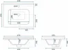 REA Badmöbel-Set Mit Waschbecken Aa147 Astor 60Cm White Produktbild-Vorschau 7