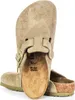 Birkenstock Boston Faded Khaki Normal Footbed - Pantofle - Náhled obrázku produktu 4