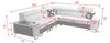 Moderne Eckcouch L-Form Ecksofa MELODIE III mit Produktbild-Vorschau 7