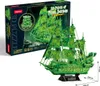 Puzzle 3D Latający Holender świecący w ciemności Podgląd zdjęcia produktu 7