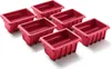 Coolinato Silikon Mini-Stollen-Set 6tlg. ROT Produktbild-Vorschau 2