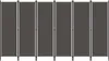 （Robust Möbel） 6-tlg. Raumteiler Anthrazit 300x180cm - Produktbild-Vorschau 2