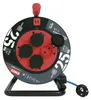 Wetterfeste Kabeltrommel 25 m / 4 Steckdosen / blau / PVC / 230 V / 1,5 mm2 Anteprima dell’immagine prodotto