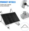 4 Stück Halterung bis 118cm Solarmodul Befestigung Produktbild-Vorschau 9