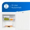 Exquisit Mini Gefrierschrank GB40-150E weiss | Kompakt | Produktbild-Vorschau 2