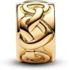 Pandora Clip Charm Femme Nœud d'Amour Doré Voir les images du produit 4