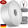 90m Kunststoffschlauchleitung H05VV-F 2x1,5 Weiß Flexible Produktbild-Vorschau 2