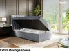 MEBLINI Boxspringbett mit Bettkasten - Gepolstert Produktbild-Vorschau 5