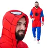 Onesie Kigurumi Pigiama Spiderman Costume travestimento S: Anteprima dell’immagine prodotto 1