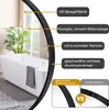 Spiegel Rund 50 cm Schwarz mit Aluminiumrahmen Wandspiegel Produktbild-Vorschau 3