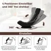 Fotel gamingowy COSTWAY z obrotem o 360°, 4-stopniową Podgląd zdjęcia produktu 6
