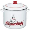 Karl Krüger 14, 14 l, Rund, Weiß, Edelstahl, Emaille, Weiß Produktbild-Vorschau 4