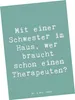 Mr. & Mrs. Panda Postkarte Spruch Schwester Glück - Produktbild-Vorschau 1