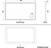 LED Badspiegel mit 3-fache Vergrößerung Beschlagfrei Produktbild-Vorschau 7