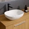 Keramické umyvadlo na desce bílé 49 x 35 cm Náhled obrázku produktu 7