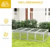 PawHut Freilaufgehege Freigehege Holz, 181 x 100 x 48 cm, Produktbild-Vorschau 5