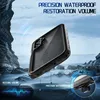 A waterproof phone case is shown in a dramatic, outdoor setting with water droplets on it. Anteprima dell’immagine prodotto