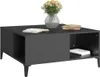 vidaXL Couchtisch Schwarz 80x80x36,5 cm Holzwerkstoff Produktbild-Vorschau 4