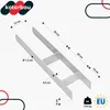 KOTARBAU® H-stĺpiková podpera na osadenie do betónu 120 mm Náhľad obrázku produktu 3