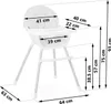 Nukido 700703 Kinderhochstuhl Lilo mit verstellbarer Produktbild-Vorschau 7