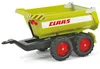 Rolly Toys rollyHalfpipe Traktoranhänger Claas, Rundmulde, Anteprima dell’immagine prodotto 1