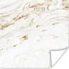 MuchoWow® Poster Marmor - Gold - Weiß - Trendy 50x50 cm - Produktbild-Vorschau 1