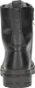 Rear view of a black boot. Voir les images du produit