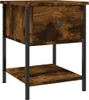 vidaXL Noční stolky 2 ks. Kouřový dub 34x35,5x45 cm výrobek Náhled obrázku produktu 3