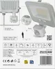 LED reflektor GLARO s pohybovým čidlem, 20 W, bílý, IP54, 2000 lm, neutrální bílá Náhľad obrázku produktu