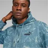 PUMA Power Sommer Print Hoodie Herren 84 - adriatic L Produktbild-Vorschau 2