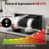 LEVIVO A++ cofano aspirante downdraft 90 cm ricircolo e Anteprima dell’immagine prodotto 2