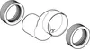 An exploded view illustration of plumbing fittings. Produktbild-Vorschau