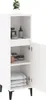 vidaXL Badschrank Weiß 30x30x100 cm Holzwerkstoff Produktbild-Vorschau 3