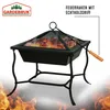GARDEBRUK® Feuerschale mit Funkenschutz Schürhaken 45cm Produktbild-Vorschau 4
