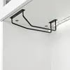 Merax hoge kast met werkblad, glazen vitrine met 2 lades en Productafbeelding-voorbeeld 11