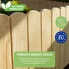 Flexibilní béžový dřevěný plot 100 x 40 cm – Neošetřené Náhled obrázku produktu 7
