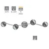 EGlO Bimeda LED nickel Plafonnier à quatre lampes Voir les images du produit 11