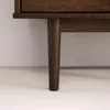 Lowboard TECCA 180 cm, Nussbaum Finish – niedriges Produktbild-Vorschau 5