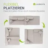 Juskys Sofa Coredo - Beige, moderne Couch aus Cord mit Produktbild-Vorschau 3